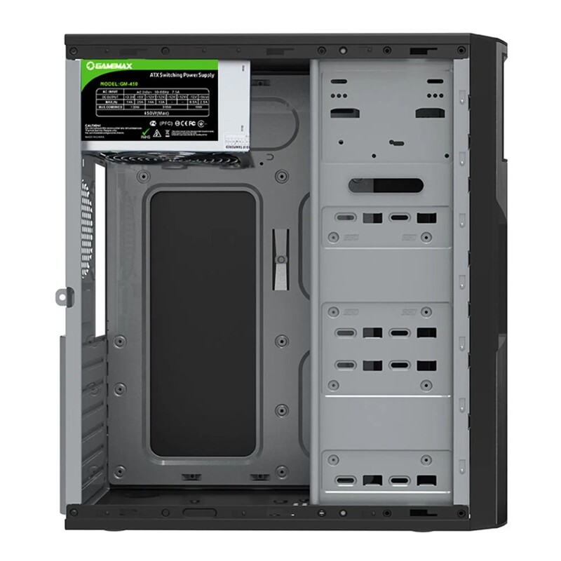 Корпус GameMax ET-211-450W-2U3 Black 450W