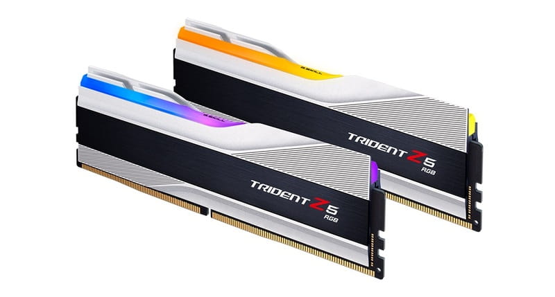 Модуль памяти DDR5 2x16GB/6000 G.Skill Trident Z5 RGB Silver (F5-6000J3636F16GX2-TZ5RS)