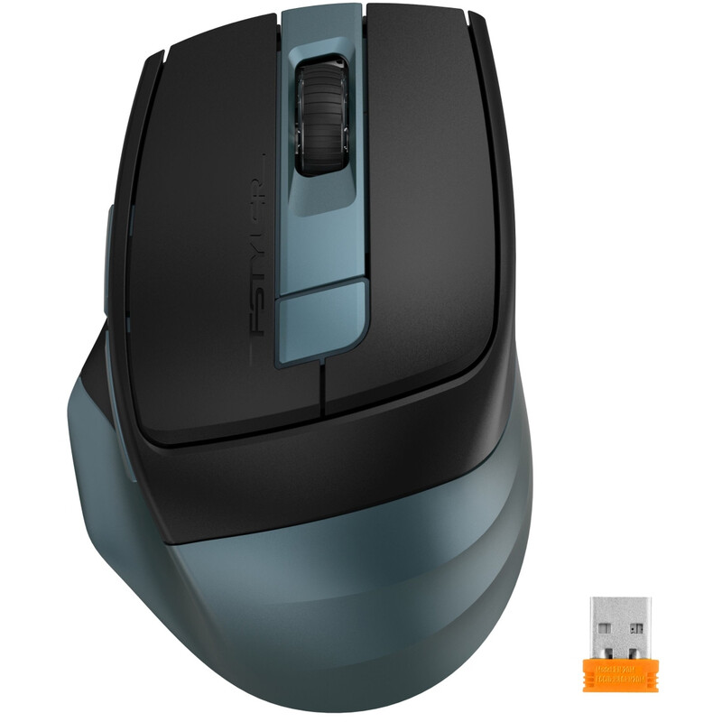 Мышь беспроводная A4Tech Fstyler FB35C Midnight Green USB