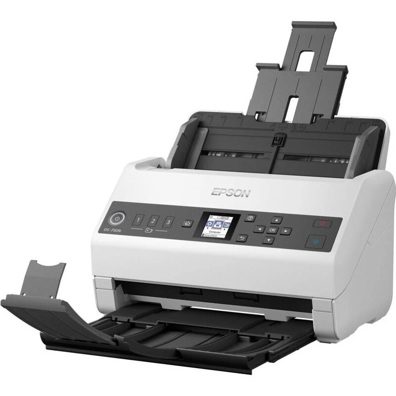 Сканер А4 Epson Workforce DS-730N (B11B259401)