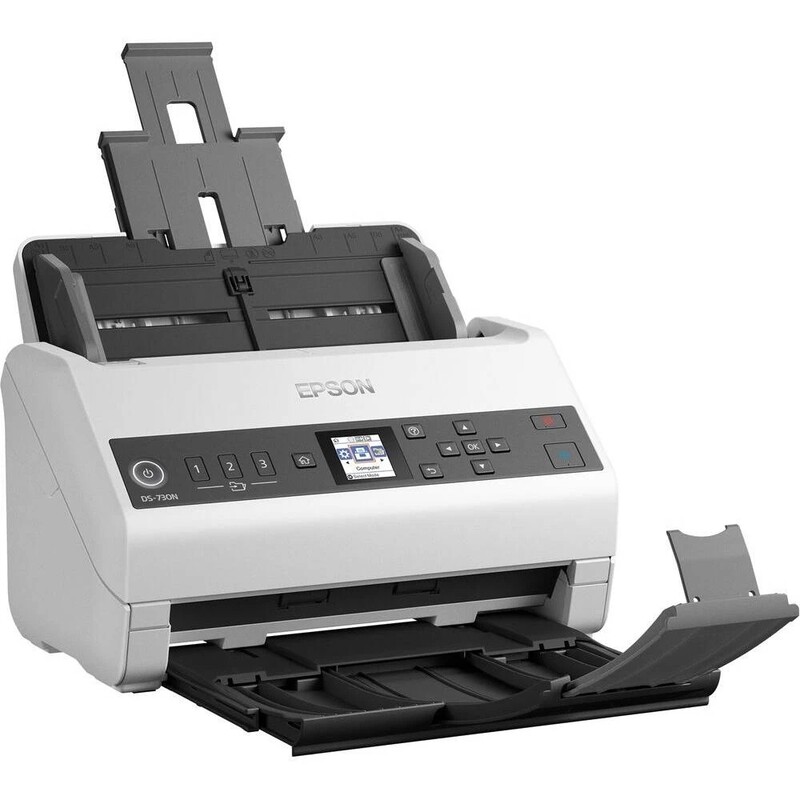 Сканер А4 Epson Workforce DS-730N (B11B259401)