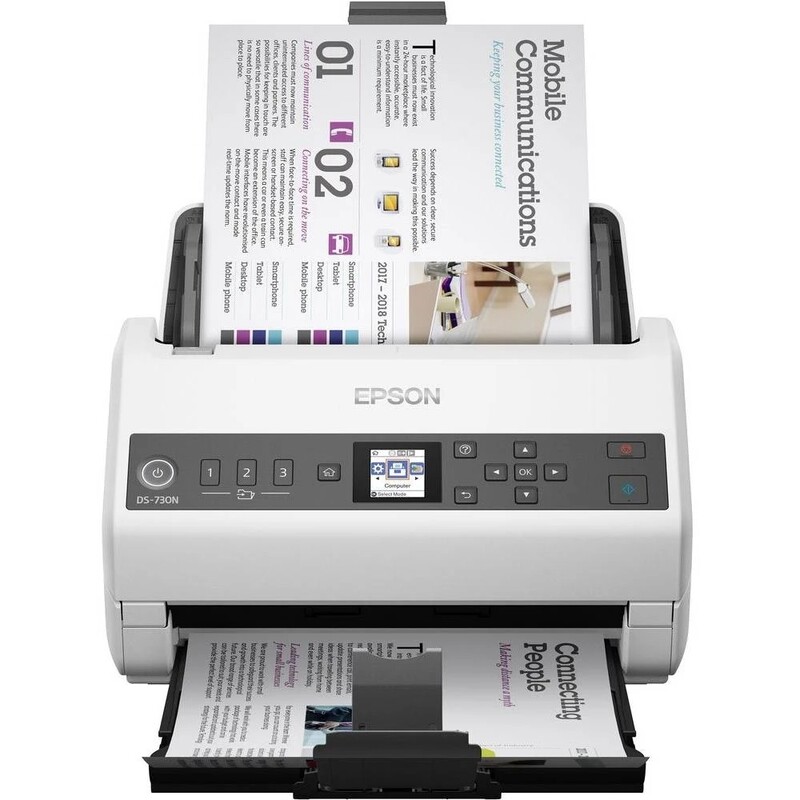 Сканер А4 Epson Workforce DS-730N (B11B259401)