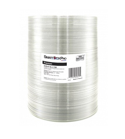 DVD-R SmartDisk Pro (69834) Double Layer 8.5GB 8x White InkJet Printable WRAP, 100шт