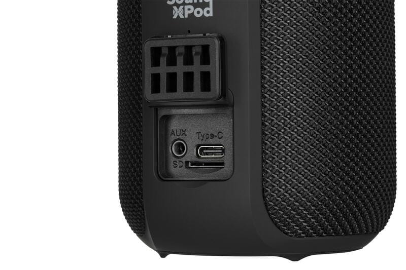 Акустична система 2E SoundXPod TWS MP3 Wireless Waterproof Black (2E-BSSXPWBK)