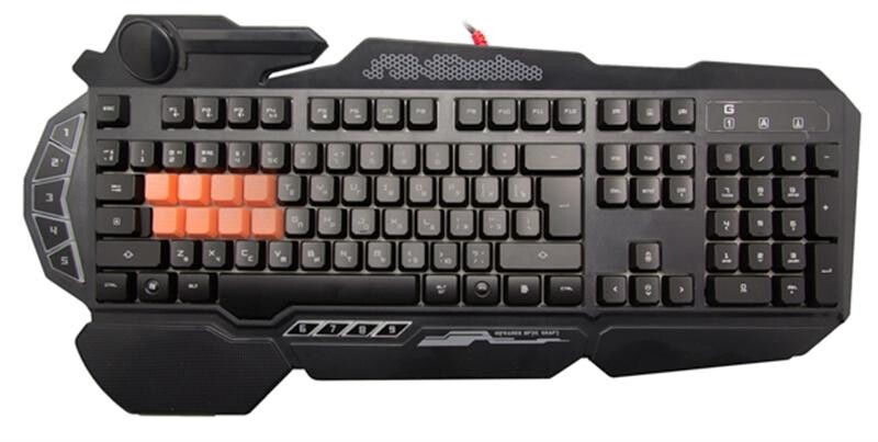 Клавіатура A4Tech B318 Bloody Black USB