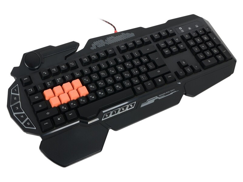 Клавіатура A4Tech B318 Bloody Black USB