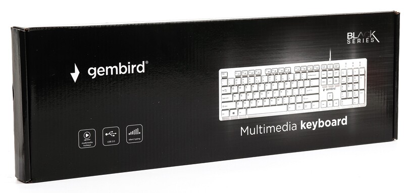 Клавиатура Gembird KB-MCH-03-W-UA Ukr White