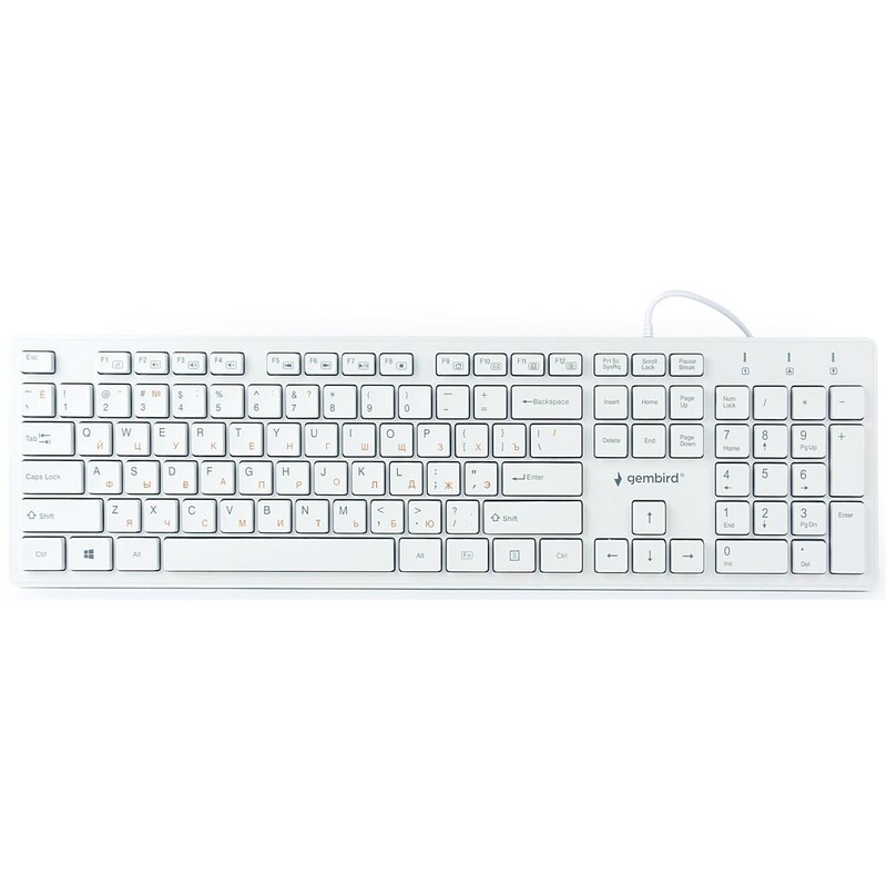 Клавиатура Gembird KB-MCH-03-W-UA Ukr White
