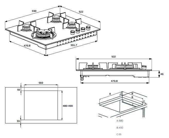 Варочная поверхность Beko HIAW64225SB