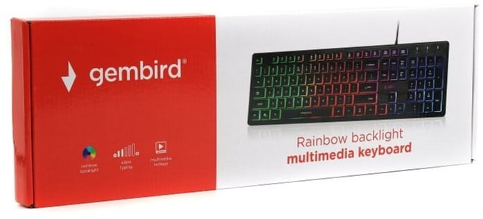 Клавиатура Gembird KB-UML-01-UA Black USB UKR