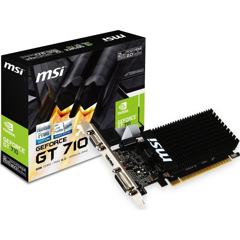 Відеокарта GF GT 710 2GB GDDR3 MSI (GT 710 2GD3H LP)