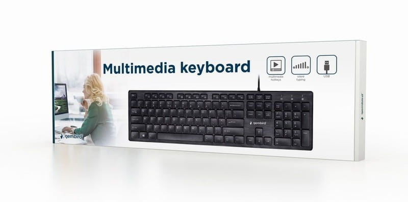 Клавіатура Gembird KB-MCH-03-UA Ukr Black