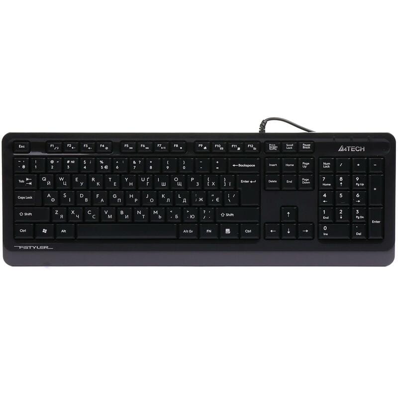 Клавіатура A4Tech FK10 Ukr Grey