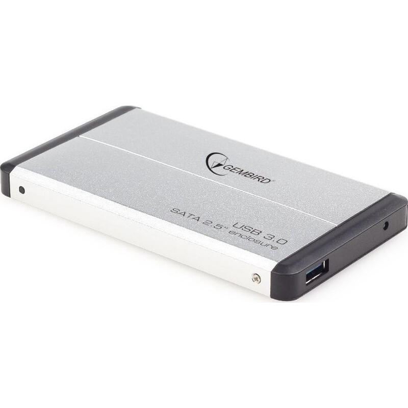 Внешний карман Gembird SATA HDD 2.5", USB 3.0, Silver (EE2-U3S-2-S)