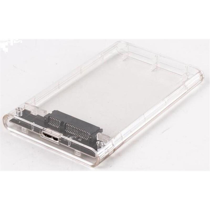 Внешний карман USB3.0 для HDD/SSD SATA 2.5" AgeStar 3UB2P4 Transparent