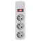Фото - Фильтр питания Maxxter (SPM3-G-15G) 3 розетки, 4.5м, белый | click.ua