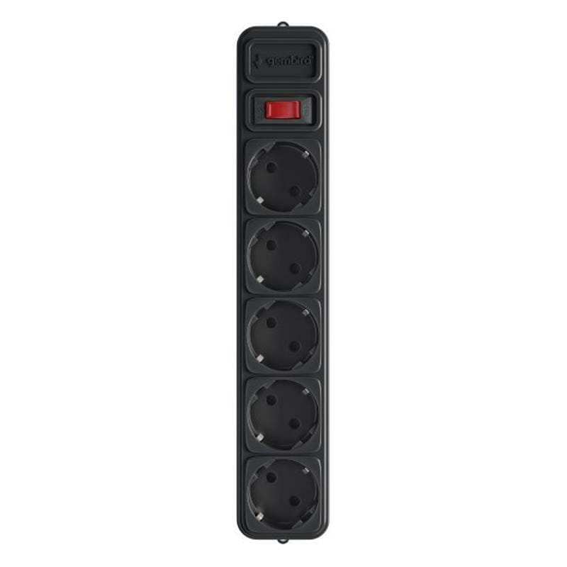 Фильтр питания Gembird Power Cube 5 розеток 1,8м (SPG5-G-6B) черный