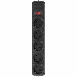 Фильтр питания Maxxter 5 розеток 4.5м (SPM5-G-15B) черный