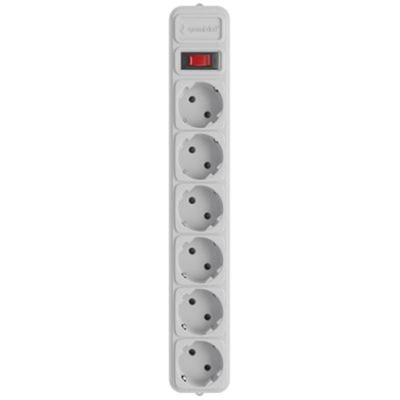 Фильтр питания Gembird Power Cube 6 розеток 4,5м (SPG6-G-15G) серый