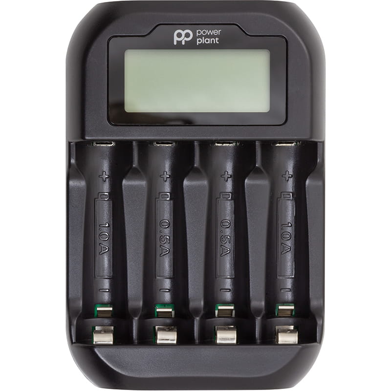 Зарядний пристрій для акумуляторів AA, AAA/ micro USB PowerPlant PP-UN4