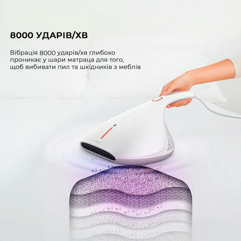 Пилосос Deerma Handheld Anti-mite Vacuum Cleaner (CM800)