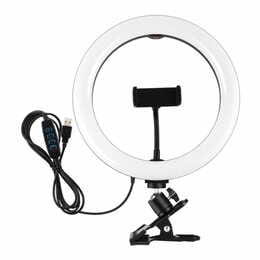 Кольцевая LED-лампа Puluz PKT3126B 10.2" + зажим (PKT3126B)