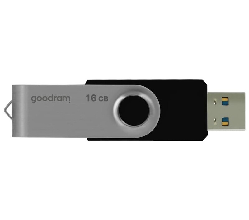 Флеш-накопитель USB3.2 16GB Goodram UTS3 (Twister) Black (UTS3-0160K0R11)