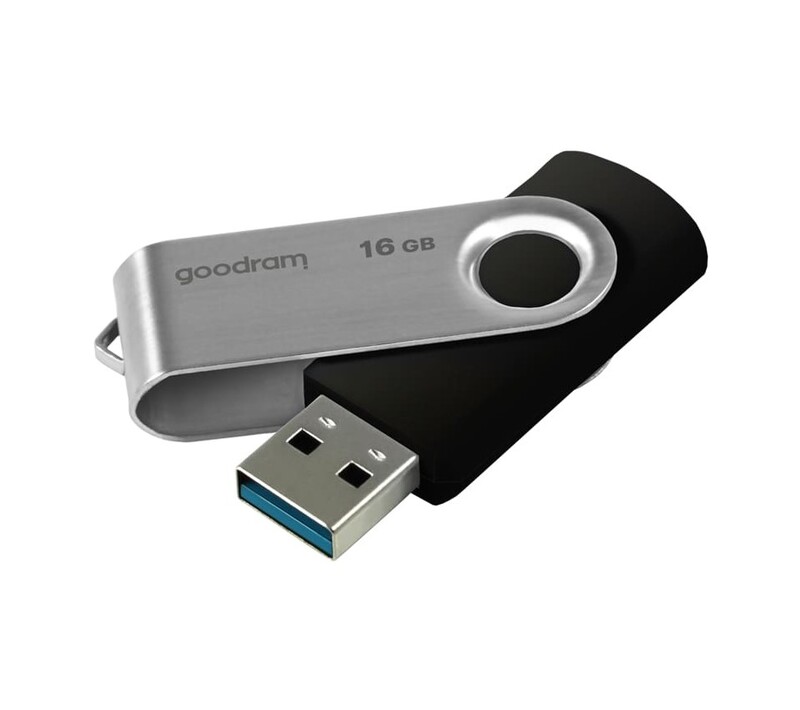 Флеш-накопитель USB3.2 16GB Goodram UTS3 (Twister) Black (UTS3-0160K0R11)