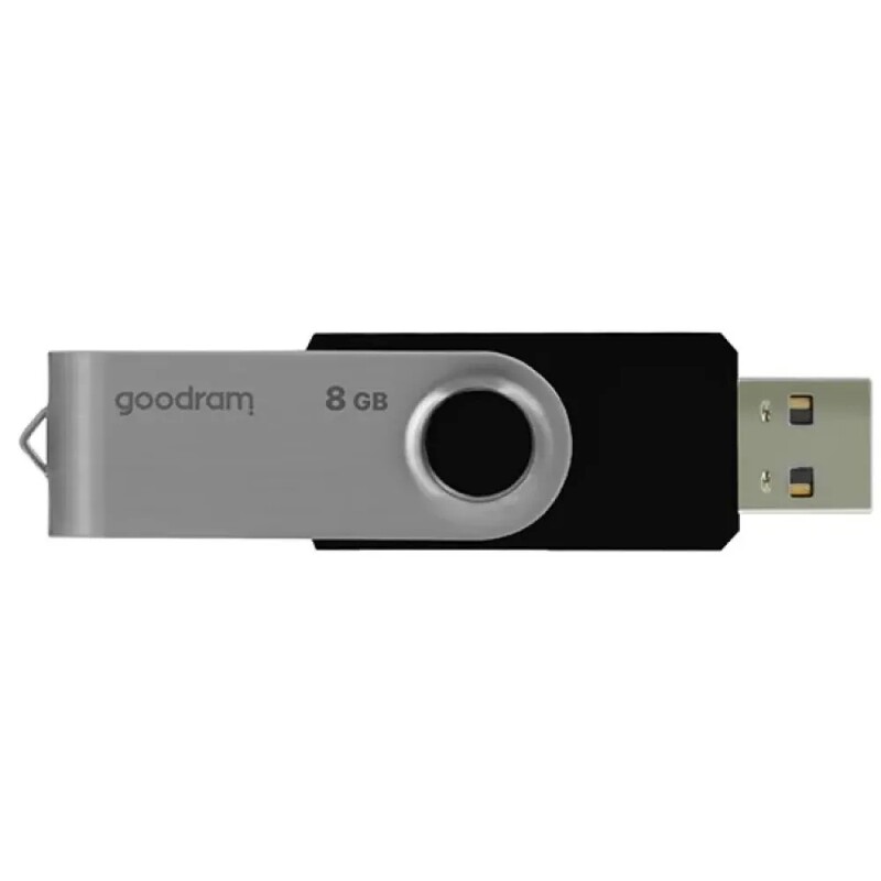 Флеш-накопичувач USB2.0  8GB Goodram UTS2 (Twister) Black (UTS2-0080K0R11)