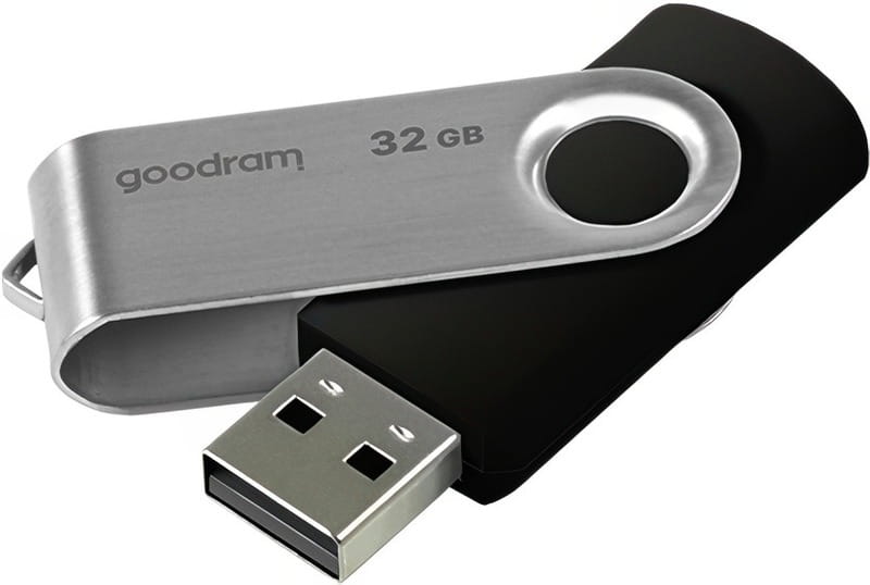 Флеш-накопичувач USB2.0 32GB Goodram UTS2 (Twister) Black (UTS2-0320K0R11)