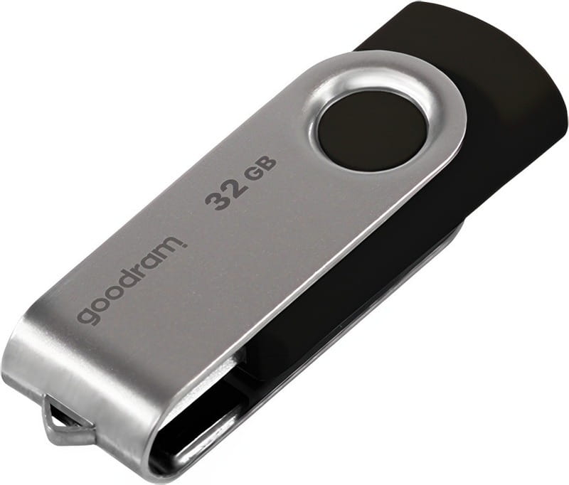 Флеш-накопичувач USB2.0 32GB Goodram UTS2 (Twister) Black (UTS2-0320K0R11)