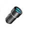 Фото - Автомобильное зарядное устройство SkyDolphin SZ02 Aluminium (2USB, 2.4A) Black (AZP-000074) | click.ua