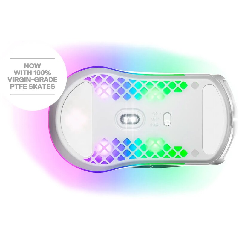 Мышь SteelSeries Aerox 3 Wireless Snow (62608)
