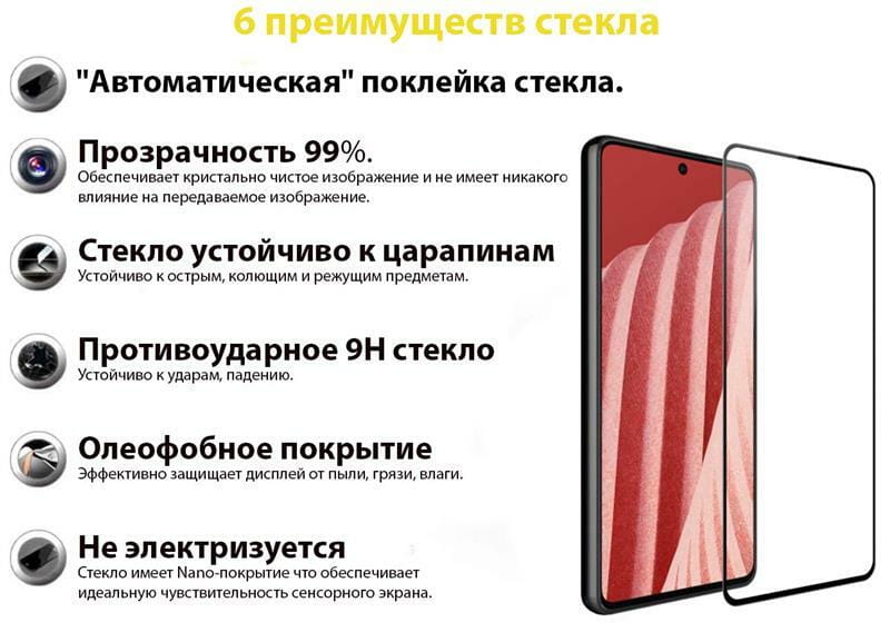 Захисне скло BeCover для Samsung Galaxy A73 SM-A736 Black (707323)