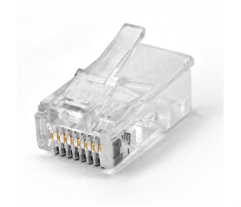 Коннектор RJ 45 Ritar Premium 13193 8P8C Cat-5 (100 шт/уп) Q100 позолоченые контакты