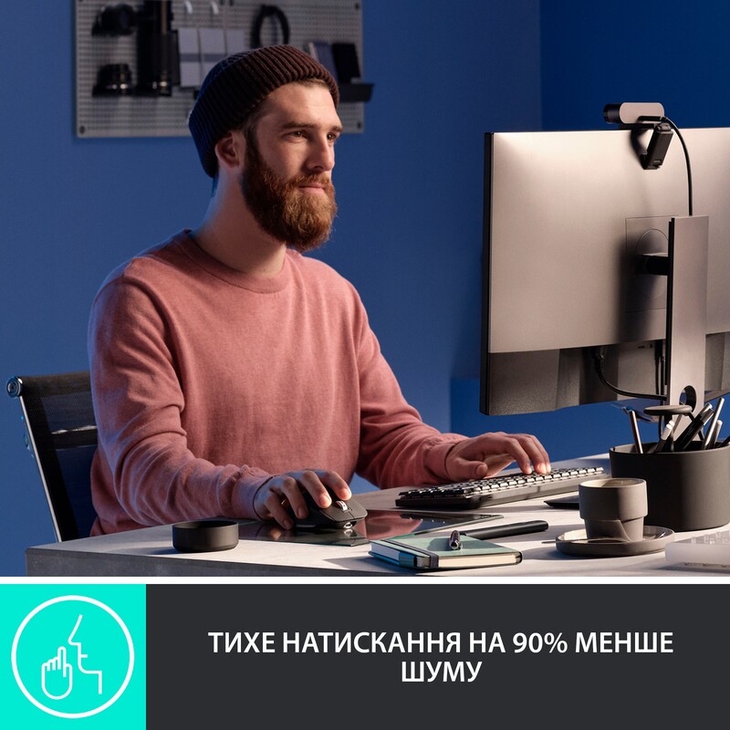 Мышь беспроводная Logitech MX Master 3S Graphite (910-006559)