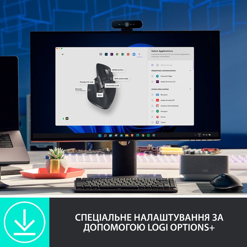 Мышь беспроводная Logitech MX Master 3S Graphite (910-006559)