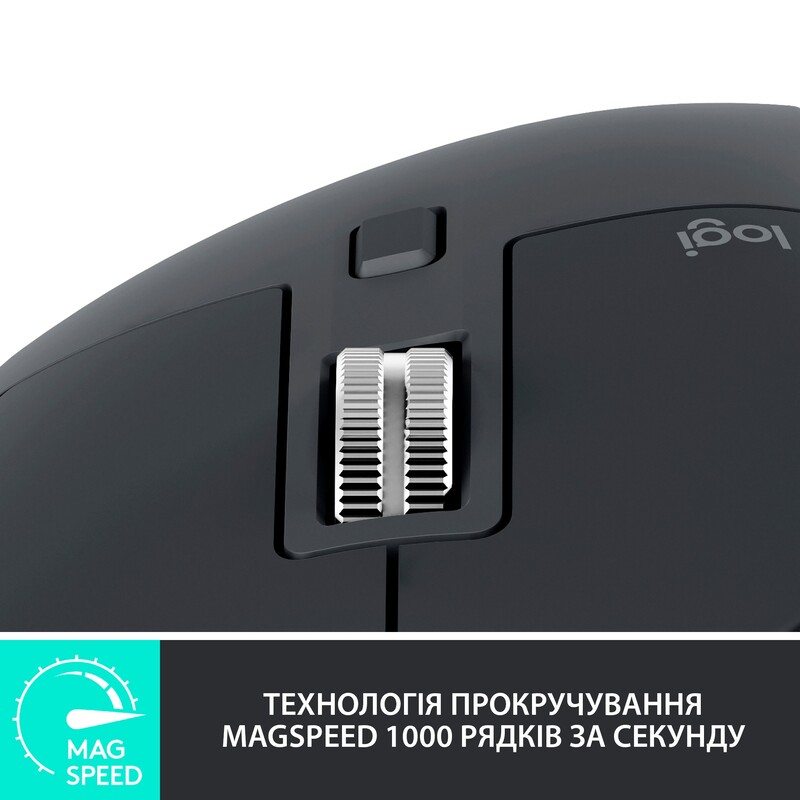 Мышь беспроводная Logitech MX Master 3S Graphite (910-006559)