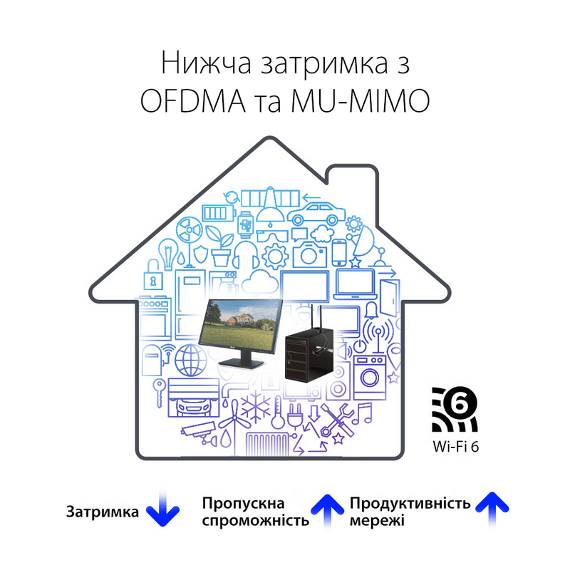 Бездротовий адаптер Asus PCE-AX1800 (90IG07A0-MO0B00)