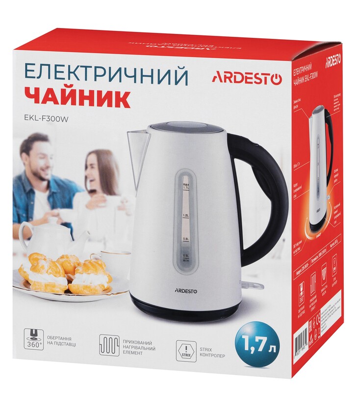 Электрочайник Ardesto EKL-F300W