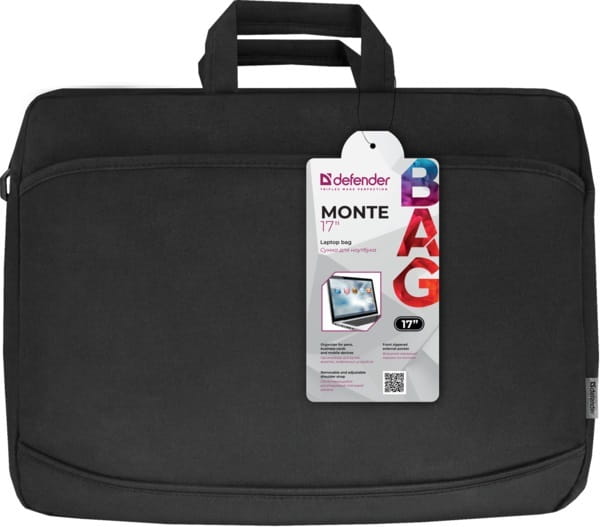 Сумка для ноутбука Defender Monte 17" Black (26065)