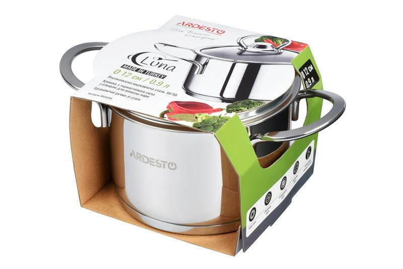 Каструля Ardesto Luna (AR0609S) 12см, 0,9 л