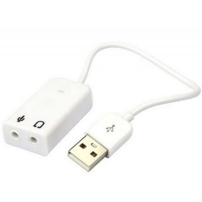 Звукова карта Dynamode C-Media USB 8 3D RTL (USB-SOUND7-WHITE)
