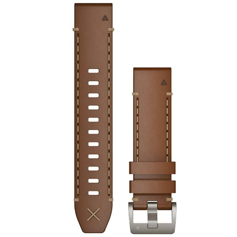 Ремінець Garmin QuickFit 22mm для Garmin Marq Italian Vacchetta Leather Strap (010-12738-04)