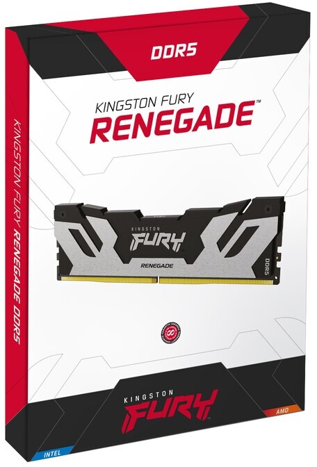 Модуль памяти DDR5 16GB/6400 Kingston Fury Renegade Silver (KF564C32RS-16)