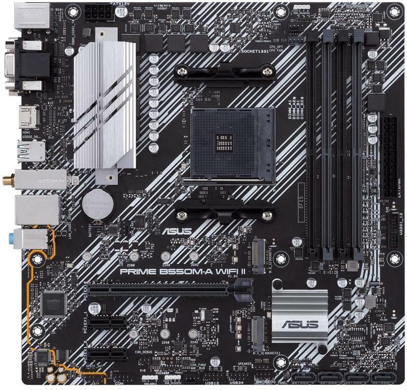 Материнская плата Asus Prime B550M-A WiFi II Socket AM4