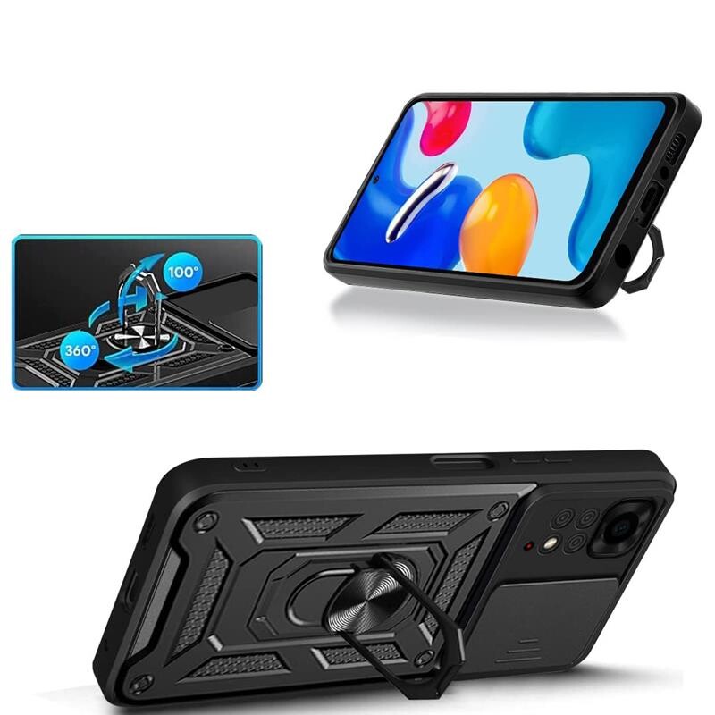 Чeхол-накладка BeCover Military для Xiaomi Redmi Note 11/Note 11S Black (707413)