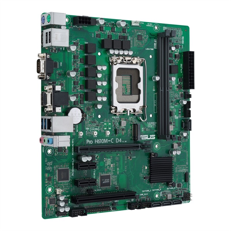 Материнская плата Asus Pro H610M-C D4-CSM Socket 1700