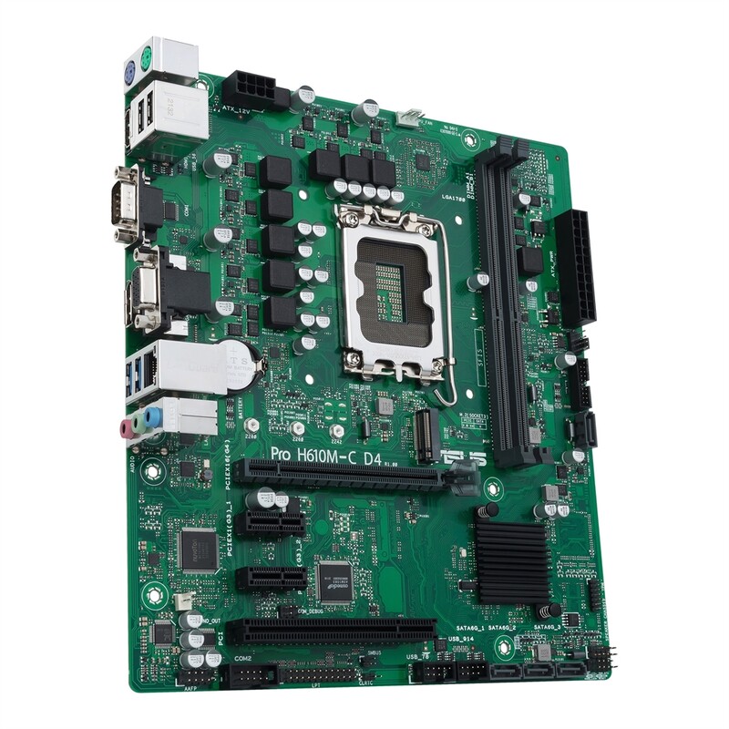 Материнская плата Asus Pro H610M-C D4-CSM Socket 1700