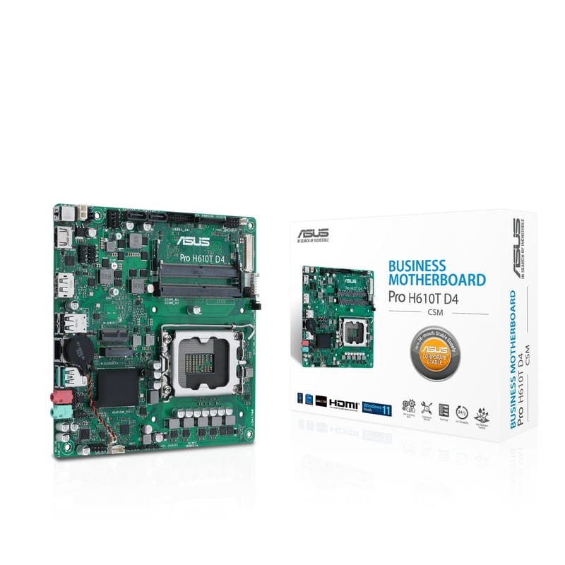 Материнская плата Asus Pro H610T D4-CSM Socket 1700